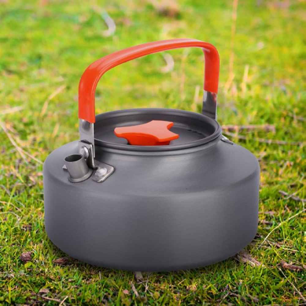 Lichtgewicht 1,6-Liter Outdoor Camping Ketel – Multifunctioneel voor Kampvuur