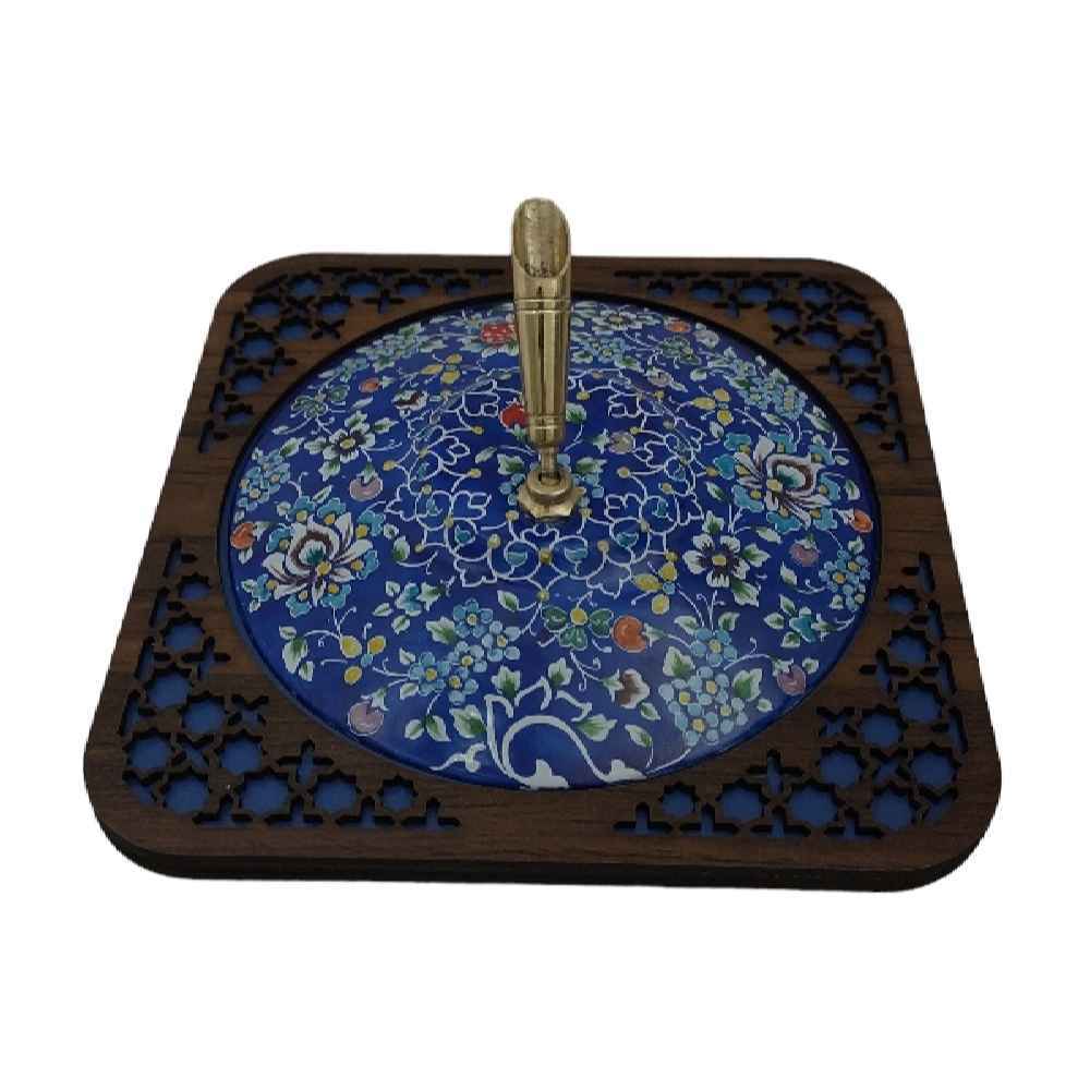 Blooming Style – Perzische Minakari Koperen Houder met Bloemdetails