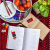 Perzisch Kilim Geïnspireerde Boekenlegger – Norin Model