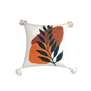 Punch Needle Kussenhoes – Geborduurd Abstract Design