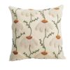 Punch Needle Kussenhoes – Geborduurd Witte Kamille Design