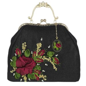Clutch Handtas met Lintenborduurwerk – Sara Design