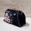 Clutch Handtas met Lintenborduurwerk – Fluweel met Aviz Design