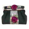 Clutch Handtas met Lintenborduurwerk – Fluweel met Pile Patroon