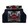 Clutch Handtas met Lintenborduurwerk – Fluweel met Samira Design