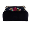 Clutch Handtas met Lintenborduurwerk – Fluweel met Samira Design