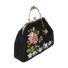 Clutch Handtas met Lintenborduurwerk – Fluweel met Tiara Design