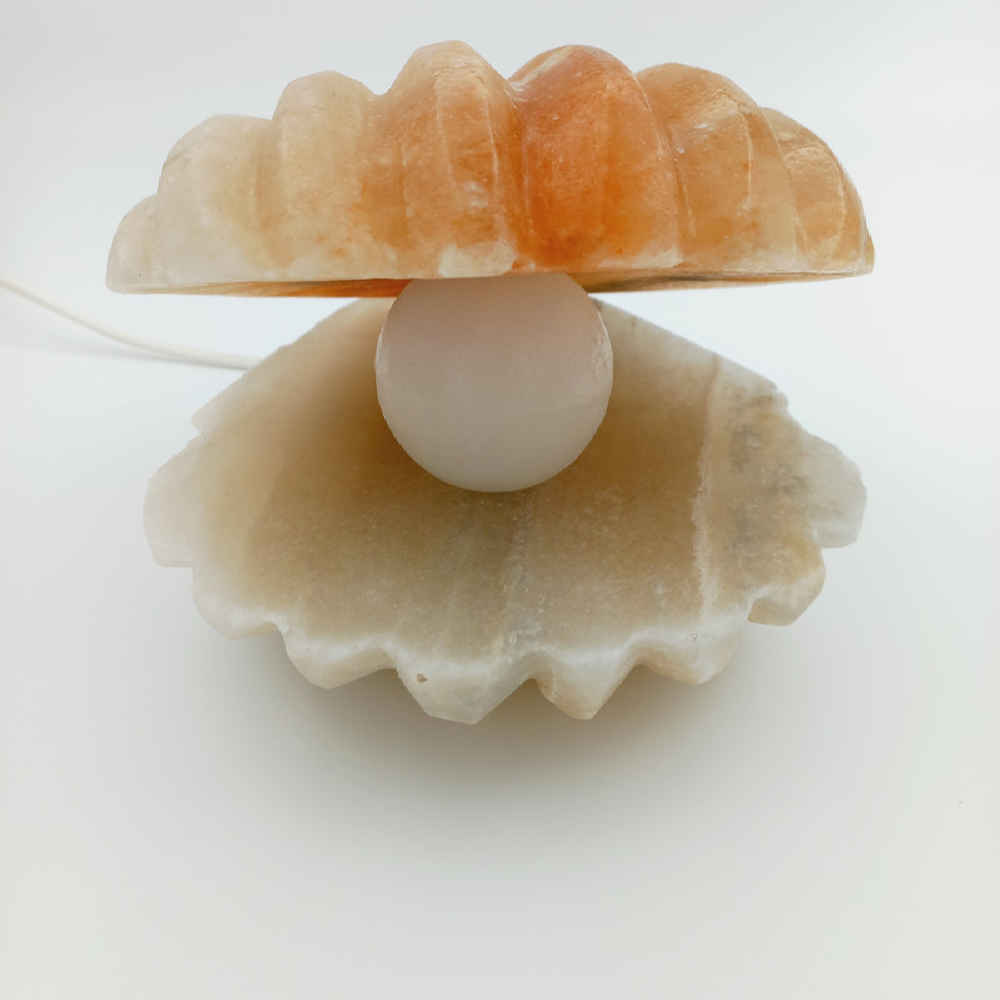 Zoutlamp Nachtlampje – Schelp & Parel Design