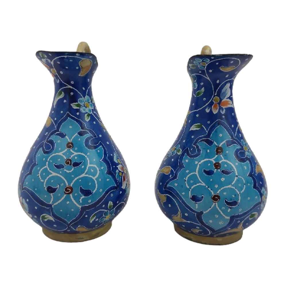 Decoratieve Waterkan – Handgemaakt Perzisch Minakari Email Yaser (2x)