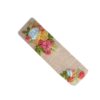Snap Haarclip Set – Rechthoekig Cream met Bloemen (2x)