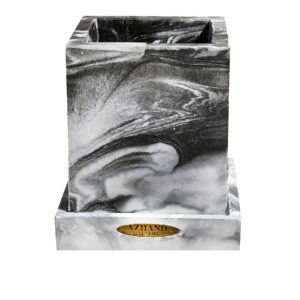 Azhand Aesthetic – Stenen penhouder met Marmer Patroon