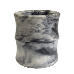 Sangi Rustieke Stenen Pennenhouder – Grijs Marmer Design