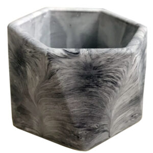 Luxe pennenhouder met marmer-look – Roze steen