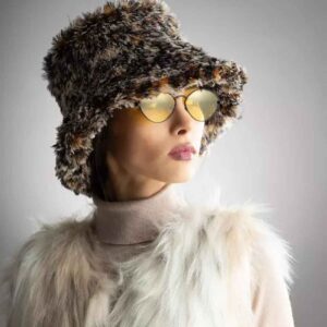 Dames Winter Bucket Hat – Model Dik
