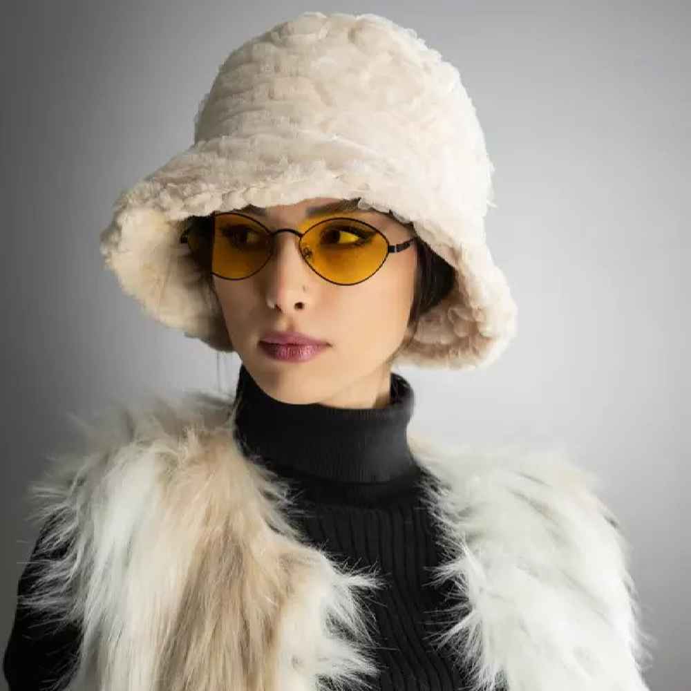 Dames Winter Bucket Hat – Model Dik