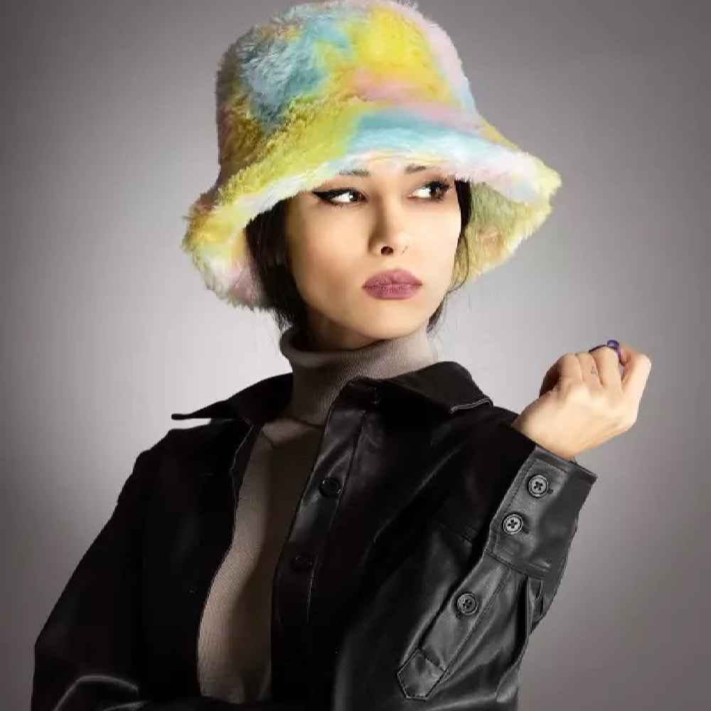 Dames Winter Bucket Hat – Model Dik