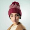 Dames Gebreide Wintermuts – Model Zigzag