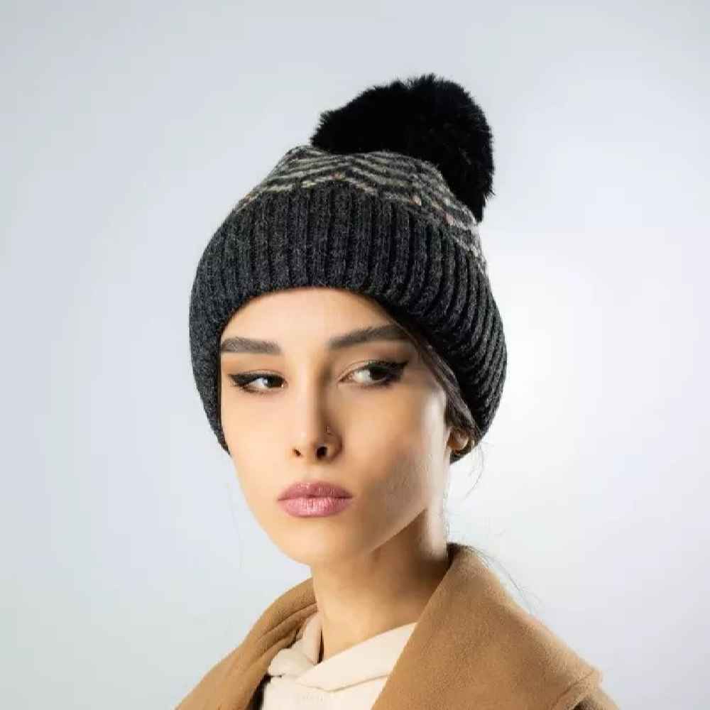 Dames Gebreide Wintermuts – Model Zigzag