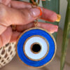 Houten & Resin Boze Oog Sleutelhanger – Sorena Model