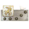 Decoratieve & Handgemaakte Wand Sleutelhouder Model Geit