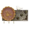 Decoratieve & Handgemaakte Wand Sleutelhouder met Vogel en Tegel Design