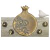 Decoratieve & Handgemaakte Wand Sleutelhouder met Granaatappel Design