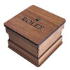 Luxe Houten Rolex Horlogedoos - Bruin met Slot
