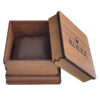 Luxe Houten Rolex Horlogedoos - Bruin met Slot
