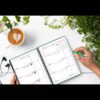 1403 Perzisch Dagplanner Notitieboek met Lentepatroon