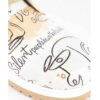 Graffiti Print Enkellaars voor Dames – Ronde Neus Stijl