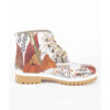 Graffiti Print Enkellaars voor Dames – Dorpshuis Patroon