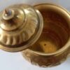 Perzische Messing Theepot – Handgemaakt met Elegant Geëtst Design Art