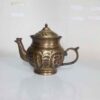 Perzische Messing Theepot – Handgemaakt met Elegant Geëtst Design Hakhamanesh