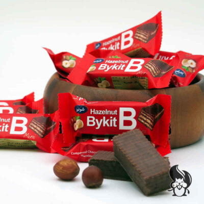 Bykit Hazelnootwafel met Cacaobekleding, 45 gr (x20)
