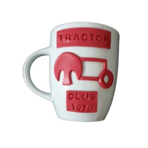 Voetbalclub Mok – Tractor S.C. Design – Wit