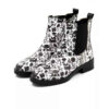 Graffiti Print Chelsea Laarzen – Synthetisch Leer met Rits