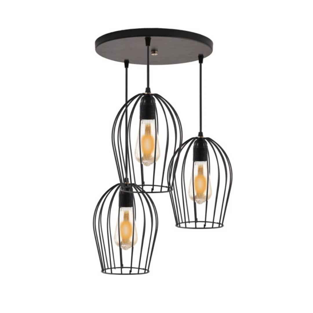 Metalen Hanglamp Kooi – Rond Hedendaags Design