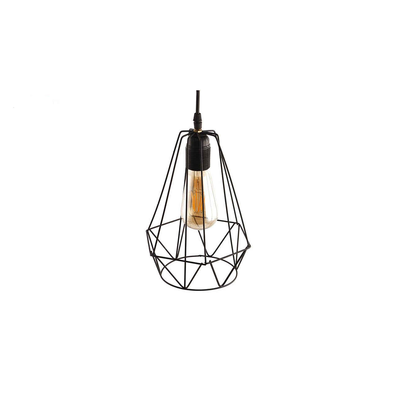 Metalen Cluster Hanglamp Diamant – 3-Lichts