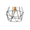Metalen Hanglamp Kooi – Model Nour Zwart