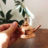 Koperen Saffraan Infuser Theepot – Handgemaakt Model Mess