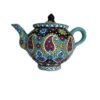 Decoratieve Aardewerk Theepot met Paisley Minakari Emaille Design
