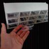 Plastic Lade-opbergdoos met 15 Vakjes & 3 Rijen