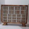 Elegante houten opbergbox met 23 vakjes