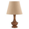 Accent Houten Tafellamp met Stoffen Kap Raha
