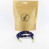 Brillenkoord – Blauw Gestreept voor Actieve Lifestyle