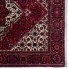 Handgeknoopt Perzisch Zanjan Meesterwerk Sahar (Geometrisch Medaillon) - Rode Wol