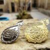 Islamitische Prachtige Messing Broche Versierd met Labaik ya Hussain