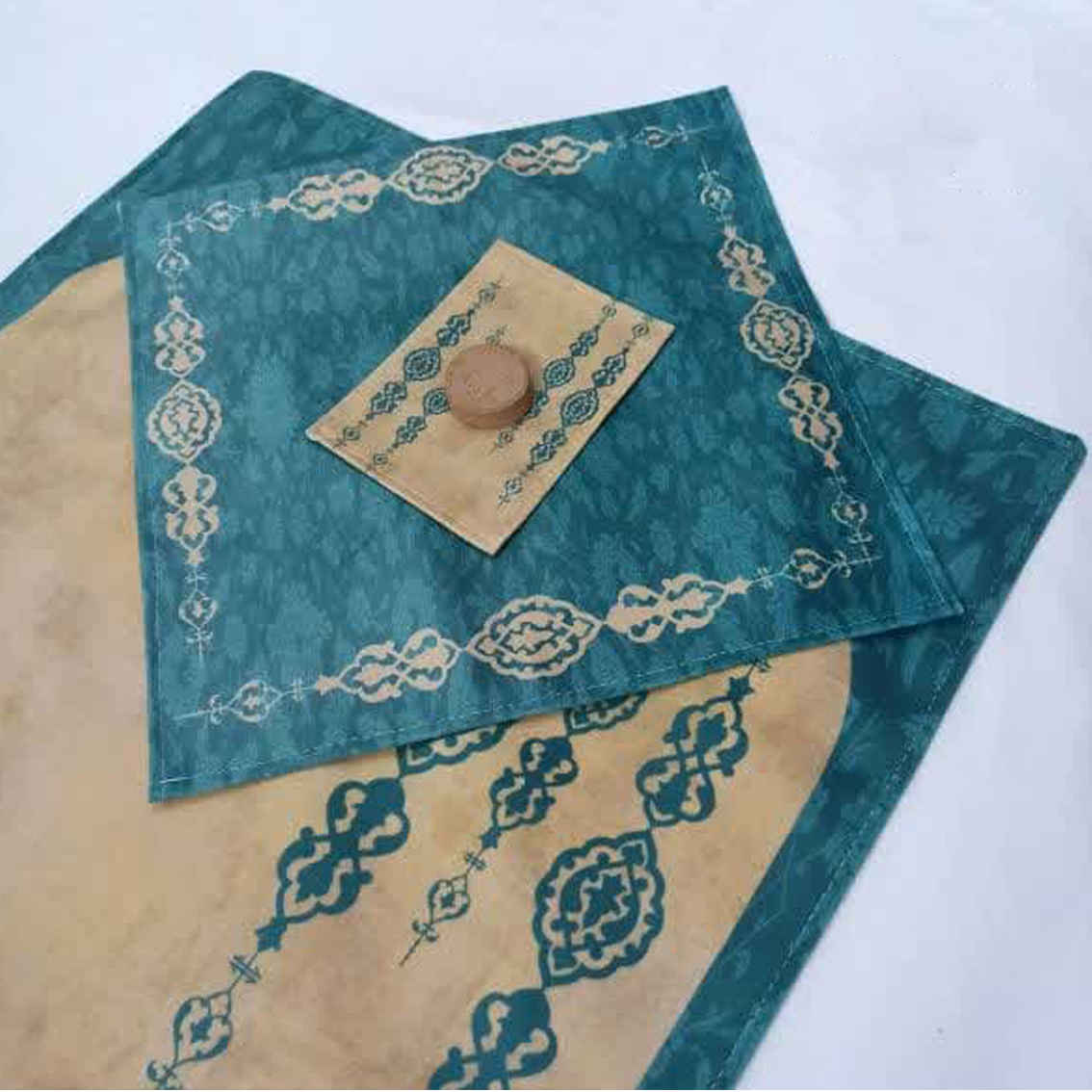 Islamitische Gebedsmat Fluweel Sajadah Lichtgewicht met Eslimi Ontwerp