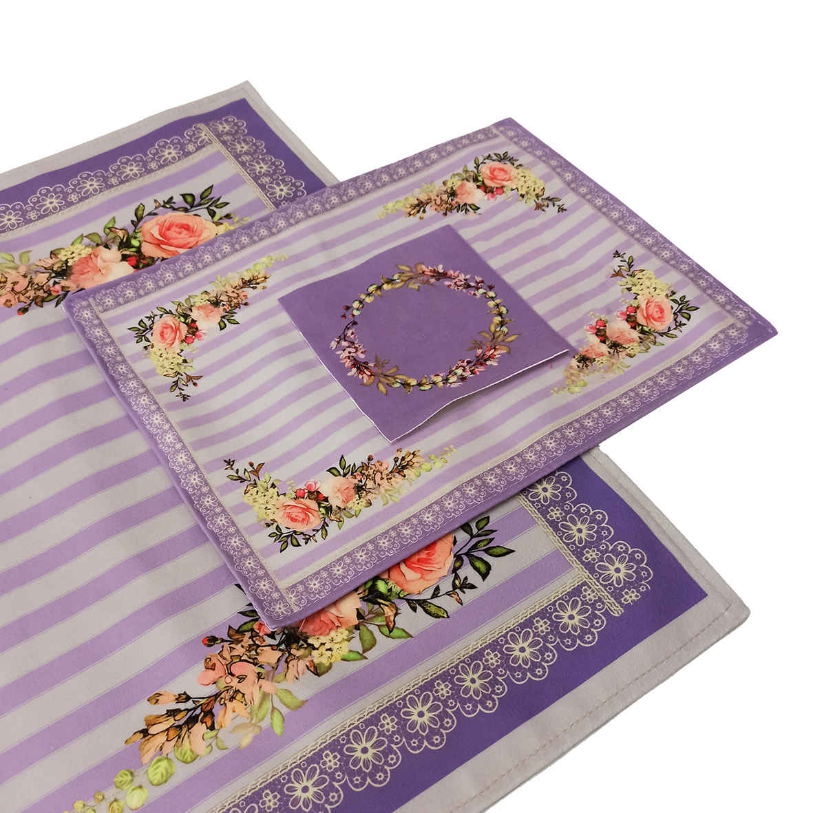 Islamitische Gebedsmat Fluweel Sajadah met Vintage Bloemenpatroon