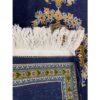 Authentiek Perzisch Gebedskleed Handgeknoopt – Marineblauw